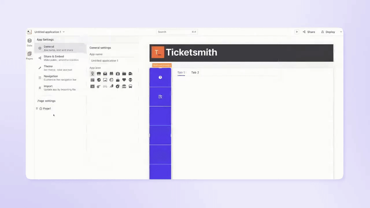 Screen recording showing how to use auto-theming to enforce a consistent theme across the widgets in your application.