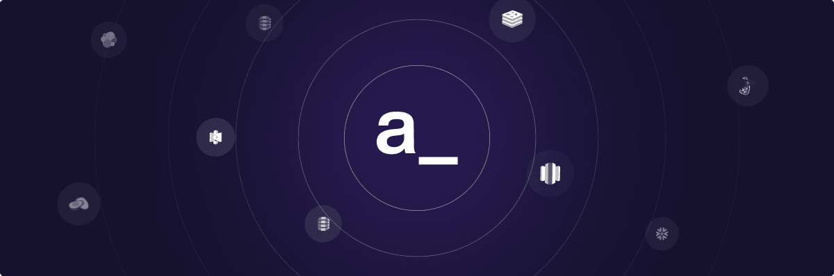 Image showing some of the different datasource integrations available in Appsmith.