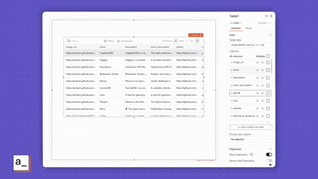 No changing bindings. No transformations for such a small change.
