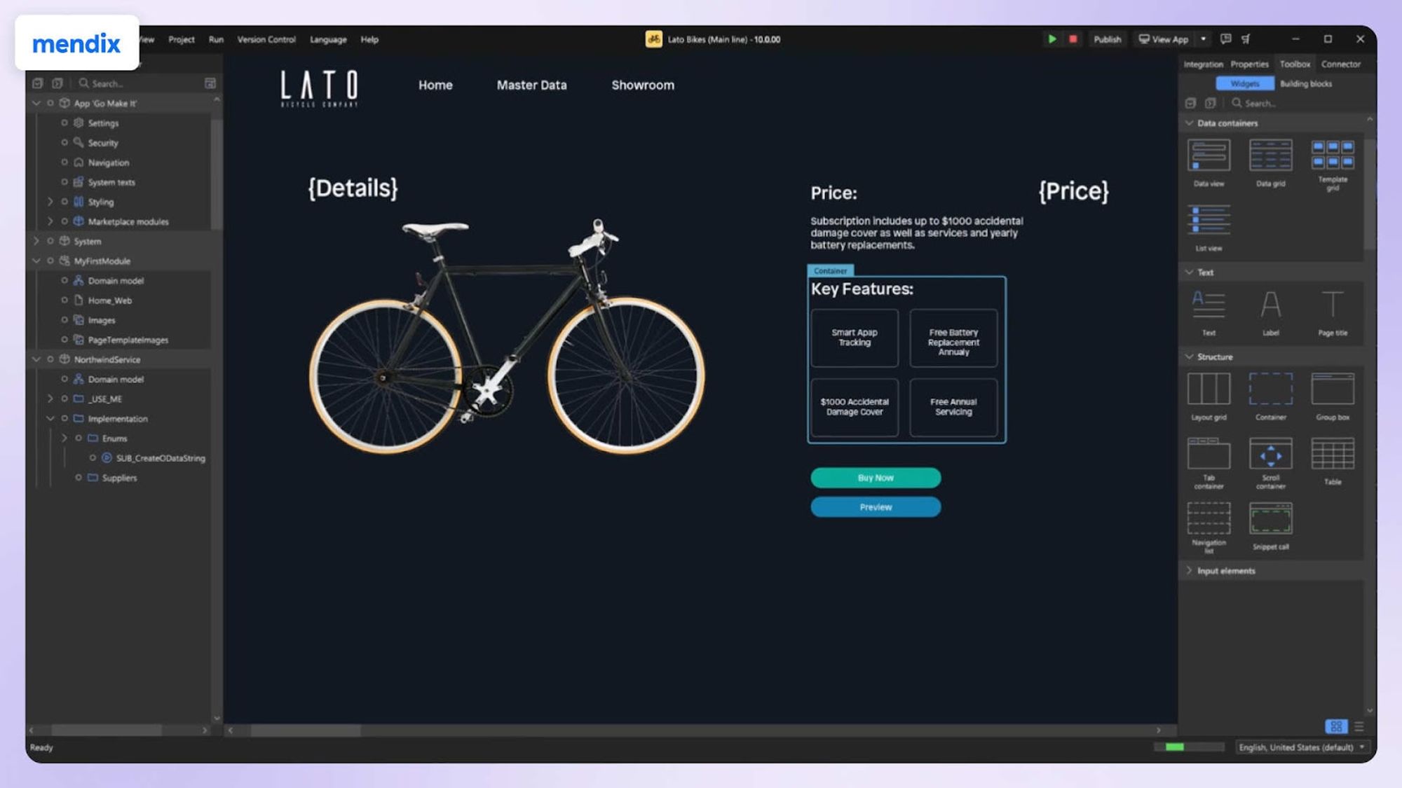 A screenshot of a Dashboard of Medix