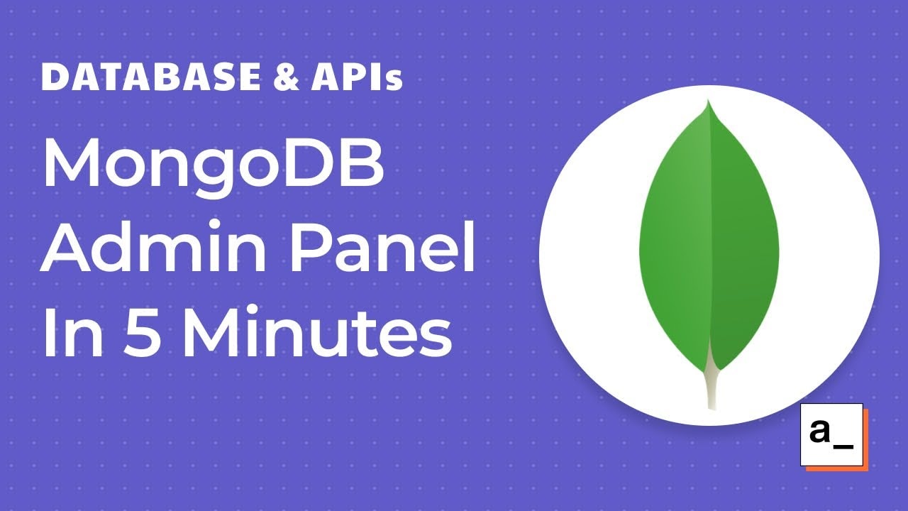 Thumbnail - How to build a MongoDB admin panel in 5 minutes